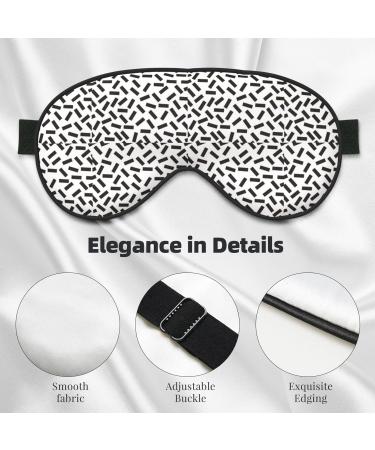 Black Double-Sided Sleep Mask | Adjustable Soft Eye Covers for Perfect Shading & Reduced Eye Edema - International Shipping Available - Buy Online on GoSupps.com