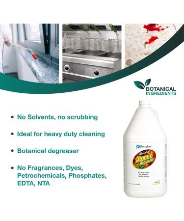 BENEFECT Botanical Atomic Degreaser 1 Gallon - Heavy Duty Unscented Eco-Friendly Cleaner | Scrub Free Solvent Free 128 Fl Oz - Buy Online on GoSupps.com