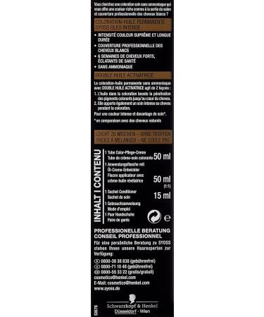 Syoss Oleo Intense Warm Copper Hair Color 6-76 (3 x 115 ml) - Buy Online on GoSupps.com