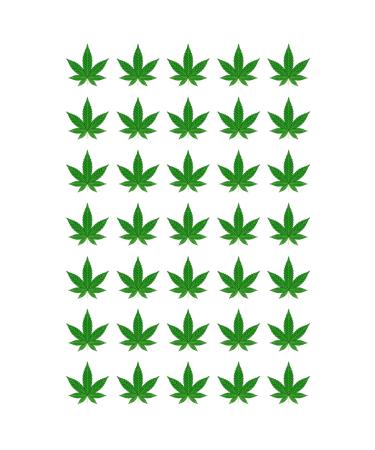 35 x Weed Leaf Edible Wafer or Icing Cupcake Toppers Fun Party Cake Decorations Perfect For Brownies Cookies Muffins & More! (Edible Wafer Card) - Buy Online on GoSupps.com