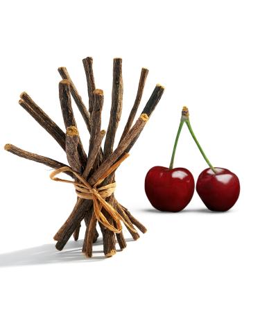Aroma Depot Cherry Flavored Licorice Root Chew Sticks - 4 oz. for Oral Health 100% Pure Natural 6.5-7 inches Long Cherry 4 Ounce (Pack of 1)