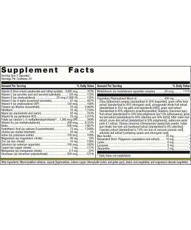 Metagenics PhytoMulti 60 Tablets - Daily Multivitamin with Phytonutrients for Multidimensional Health Support - Buy Online on GoSupps.com