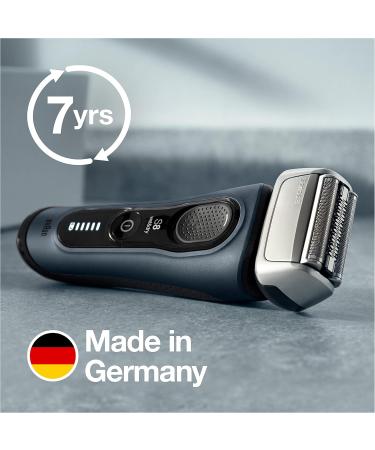 Braun Electric Shaver for Men Series 8 8453cc Wet & Dry 3+1 Head with Precision Trimmer with 5-in-1 SmartCare Center and a 60-min Battery Life - Buy Online on GoSupps.com