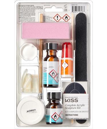 GoldFinger Professional Complete Acrylic Kit Full Manicure Set with Acrylic Clear Powder and Liquid Extended Tip Variety & Enhanced Essential Tools Nail Glue Included - Buy Online on GoSupps.com