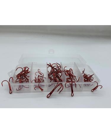 Bantre Carbon Steel Fishing Hooks Set - 50 Trimming & Treble Hooks for Sea & River Fishing | Ideal for Carp Sturgeon Tilapia & Trout - Buy Online on GoSupps.com