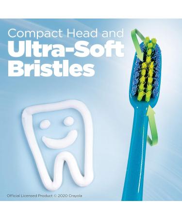 Buy GUM Crayola Twistables Kids Toothbrush - Fun Twisting Head & Soft Bristles for Ages 3+ | International Shipping Available - Buy Online on GoSupps.com