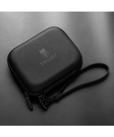 SNUGL Complete Travel Comfort Set - 100% Light-Blocking Eye Mask & Noise-Cancelling Earplugs - Includes Multi-Compartment Storage Case | 3 Ear Tip Sizes - Sleek Black Black - Travel Set - Buy Online on GoSupps.com