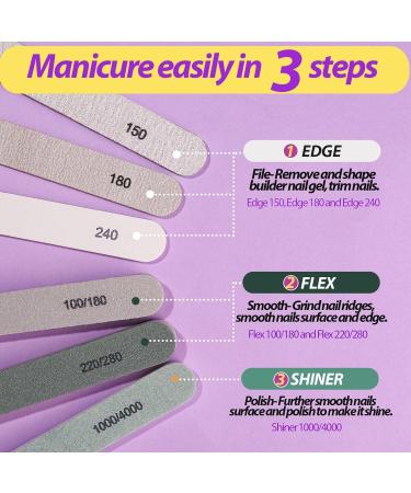 Buy Teenitor Nail Buffer and Shine Kit | 12pc Nail Files & Buffers for Natural Nails - International Shipping Available - Buy Online on GoSupps.com