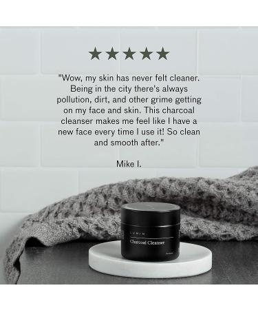 Men's Charcoal Cleanser (2-Pack) - Unclog Pores, Remove Oil, Dirt, and Pollution - Korean Made Grooming for Modern Men - Achieve Smooth, Fresh Face with Lumin - Buy Online on GoSupps.com