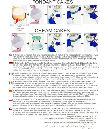 Shop Cardasis Unicorn Cake Decoration Set | 20cm Essential Layout with Sugar Bands & Paper Figures | Perfect for Unicorn Themed Birthday Parties | International Shipping Available - Buy Online on GoSupps.com