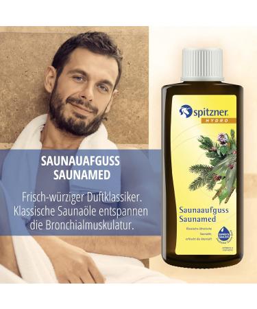 Sauna Infusion 'Saunamed' by Spitzner (190 ml) - Premium Aromatherapy for Relaxation & Wellness | International Shipping Available - Buy Online on GoSupps.com