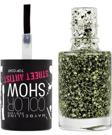 Maybelline 30109186 New York Colour Show Street Artist Nail Polish Varnish 7ml Boom Box Black 01 - Buy Online on GoSupps.com