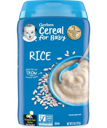 Gerber Rice Cereal Single Grain 8 oz (227 g)