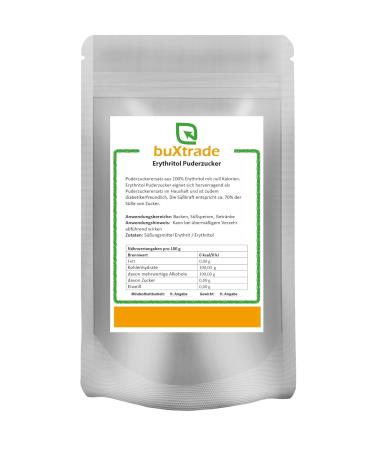 1 kg Erythritol Powdered Sugar - Zero Calorie Sugar Substitute for Baking & Cooking - Buy Online on GoSupps.com