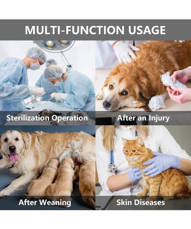 Recovery Suit for Dogs - Postoperative Wound Protection Clothing | Anti-Licking E-Collar Alternative | XS A-Gray - Buy Online on GoSupps.com