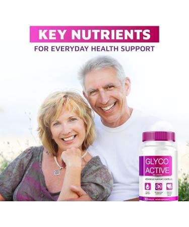 (2 Pack) Glyco Active Glyco Active Capsules Glyco Active Advanced Formula Glyco Active All Natural Formula Pills Glyco Active Capsulas Reviews 60 Capsules for 2 Months - Buy Online on GoSupps.com