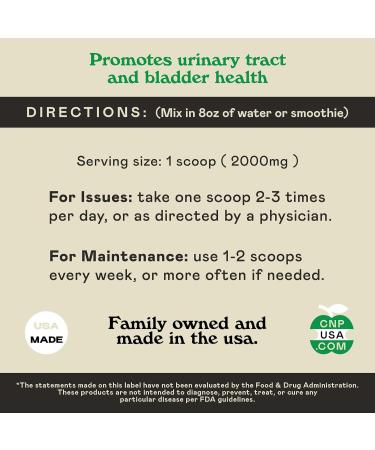Organic D-Mannose Powder 2000mg - Non-GMO Vegan Urinary Tract Health Supplement | Complete Natural Products - Buy Online on GoSupps.com