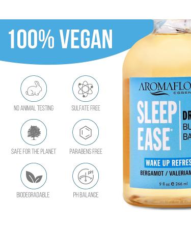Aromafloria Sleep Ease Bubble Bath 9.0 FL Ounce - Bergamot, Valerian, Hops | Relaxing & Calming - Buy Online on GoSupps.com