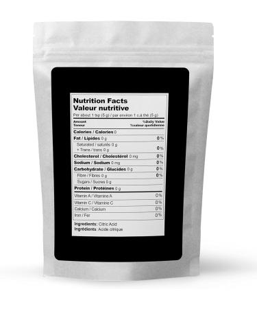 Citric Acid (150g) by Elo s Premium | 100% All-Natural Food Grade Flavour Enhancer| Packaged In Canada| - Buy Online on GoSupps.com
