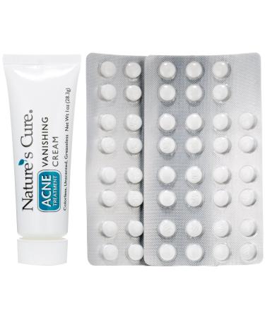 Nature's Cure Two Part Acne Treatment System for Men - 1 Month Supply - Buy Online on GoSupps.com
