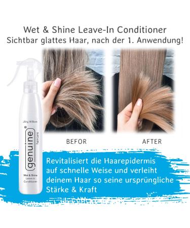 Leave-In Conditioner Wet & Shine | Moisturizing Spray for Dry Damaged Hair - Genuine Haircare for All Hair Types - Buy Online on GoSupps.com
