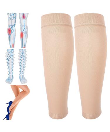 Calf Compression Stockings Women Varicose Veins Calf Covers Elastic Stockings Men Leg Covers Relieve Swelling Varicose Veins Pressure Stockings(S)