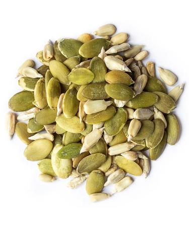 Organic Sprouted Seeds Mix - Raw & Non-GMO Snack with Pumpkin and Sunflower Seeds - Vegan Superfood - 1lb Pack - Kosher Certified - Buy Online on GoSupps.com