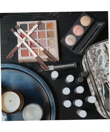 VINTORKY 12pcs Plastic Coffee Eyebrow Pencil with Brush Wood Makeup Tool Pencils Eyebrow Makeup Pen - Buy Online on GoSupps.com