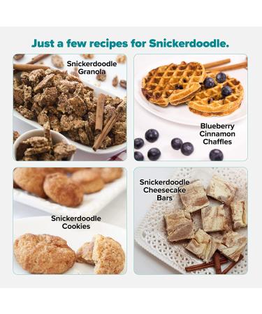 Keto Chow Snickerdoodle Meal Replacement Shake Powder - Single Meal Sample 1.6oz | Low Carb, Protein Rich, Delicious Keto Food Substitute - Buy Online on GoSupps.com