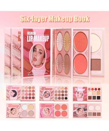 Makeup Book Palette Long Lasting Eyeshadow Highly Pigmented Eyeshadow for Girls Beginners Birthday Valentine's Day Wedding Dating Holiday Party - Buy Online on GoSupps.com