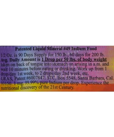 Indiumease Liquid .5 oz - The Silver Bullet for Optimal Health - Buy Online on GoSupps.com