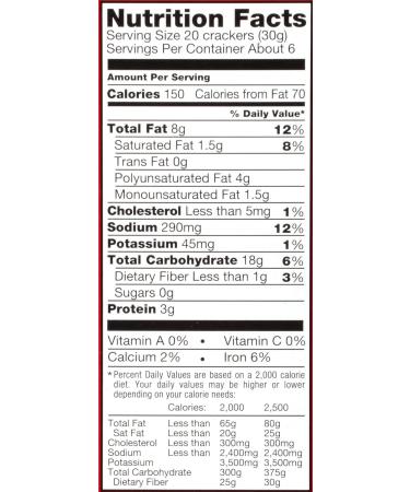 Better Cheddars Baked Snack Cheese Crackers - 6.5 Ounce Boxes, Pack of 6 - Buy Online on GoSupps.com