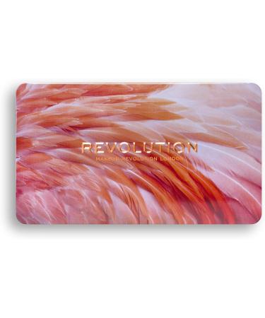 Makeup Revolution Forever Flawless Eyeshadow Palette Flamboyance Flamingo 18 Shades - 19.8g - Buy Online on GoSupps.com