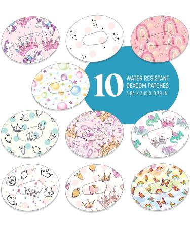 Dexcom Adhesive Mix Design - 10 Pack Fantasy Mix Adhesive Patches with Split Backing - Buy Online on GoSupps.com