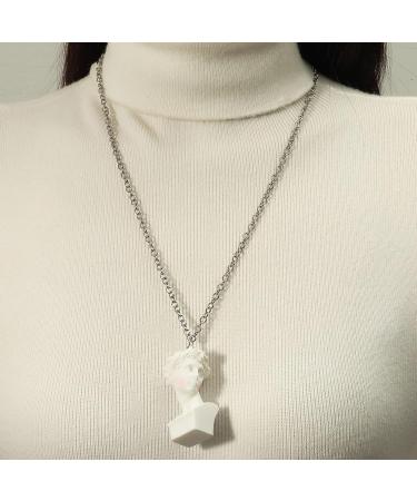 Oralgos Fashionable Sculptural Necklace | Unique Statement Jewelry for Women & Girls | Stylish Sweater Chain - Buy Online on GoSupps.com