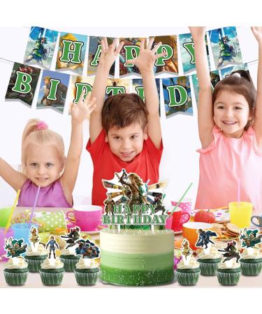 Party Supplies 25Pcs Themed Cake Cupcake Toppers Party Decorations for Kids - Buy Online on GoSupps.com