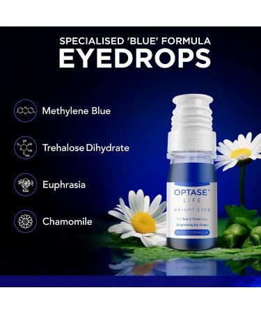 Optase Life Bright Eyes - Brightening Eye Drops for Irritated, Red, and Tired Eyes - Buy Online on GoSupps.com