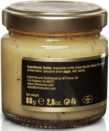 FD TARTUFI White Truffle Butter 80g - Gourmet Sauce, Made in Italy, Non-GMO - Buy Online on GoSupps.com