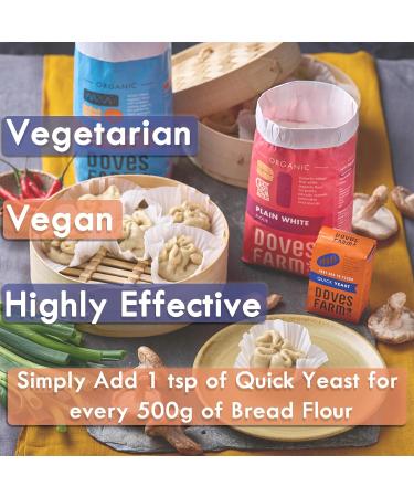 Doves Farm Quick Yeast 8 Packets - Fast-Acting Bread Yeast for Baking - 8 Count (Pack of 1) - Buy Online on GoSupps.com