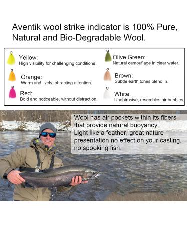 Riverruns Yarn Foam Indicator Hand Tied Fly Fishing Nymphs & Dry Fly Combo - 12pc 6 Colors - Buy Online on GoSupps.com