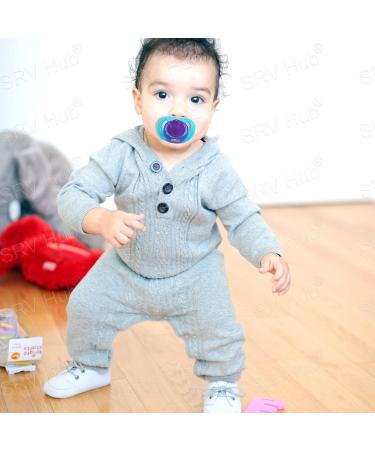 Classic BPA-Free Pacifier with Ring | Ultra Air Dummy for Newborns 0-6 Months | Breathable & Jaw-Friendly (Red & Blue 2 Pack) - Buy Online on GoSupps.com