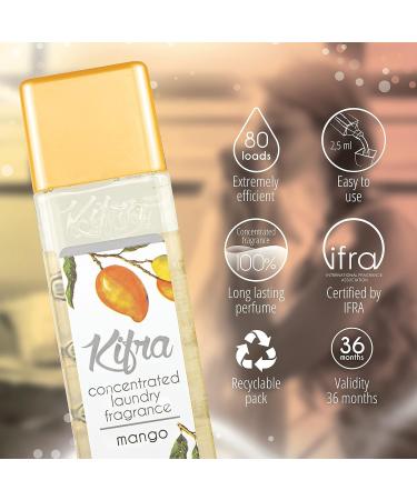 KIFRA Mango Concentrated Laundry Fragrance 200ml - Long-lasting Scent for 80 Washes - Buy Online on GoSupps.com