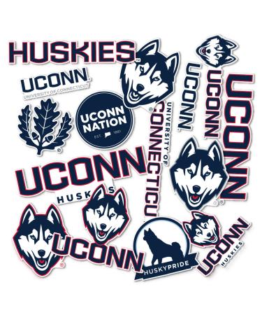 University of Connecticut Huskies UConn Sticker Vinyl Decal Laptop Water Bottle Car Scrapbook (Type A)