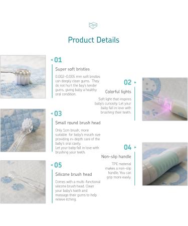 Little Martin s Baby Electric Toothbrush - Sonic Soft Brush for Infants & Toddlers with LED Light & Auto Timer - Perfect for Teething - International Shipping Available - Buy Online on GoSupps.com