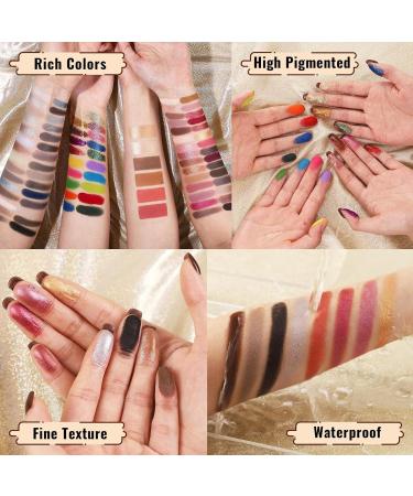 Shop UCANBE 86 Color Eyeshadow Makeup Palette - Matte Glitter & Neon Shades for Everyday & Halloween Looks - Buy Online on GoSupps.com