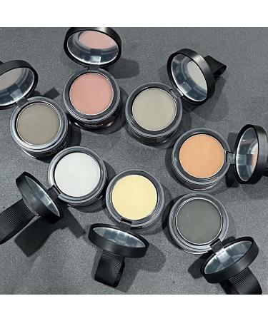 14 Colors Hairline Powder with Mirror - Quick Cover Root Concealer for Men & Women | Light Blonde Hair Touch Up (4g - Buy Online on GoSupps.com