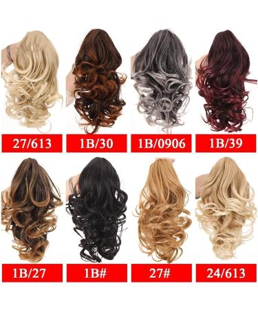 Ponytail Extensions Extensions for Daily Use Party Fake Ponytail Hairpieces Short Wavy Ponytail Extensions Synthetic Ponytail for Women Claw Clip in Ponytail Hair for Women(Color:005) - Buy Online on GoSupps.com
