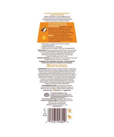 Palmer's Cocoa Butter Length Retention Conditioner with Vitamin E - 13.5 fl oz (400 ml) - Buy Online on GoSupps.com