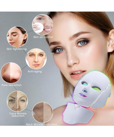 LED Face Mask Light Therapy - Blue & Red Light Skincare for Radiant Skin at Home - Buy Online on GoSupps.com