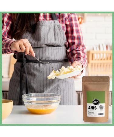 Spicy Welt Whole Green Anise - Premium Quality Anise Seeds for Infusions Desserts Spice Mixes & Pastry | Sweet & Aromatic Flavour | 100% Natural No Additives (500g) - Buy Online on GoSupps.com